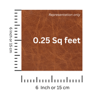 Veg tanned leather sheets - Natural
