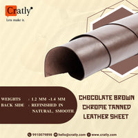 Chocolate Brown Leather - Pre Cut