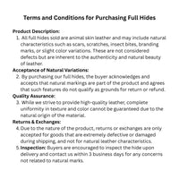 Navy Blue Veg Tanned Semi-Hard Leather Sheet - Pre cut