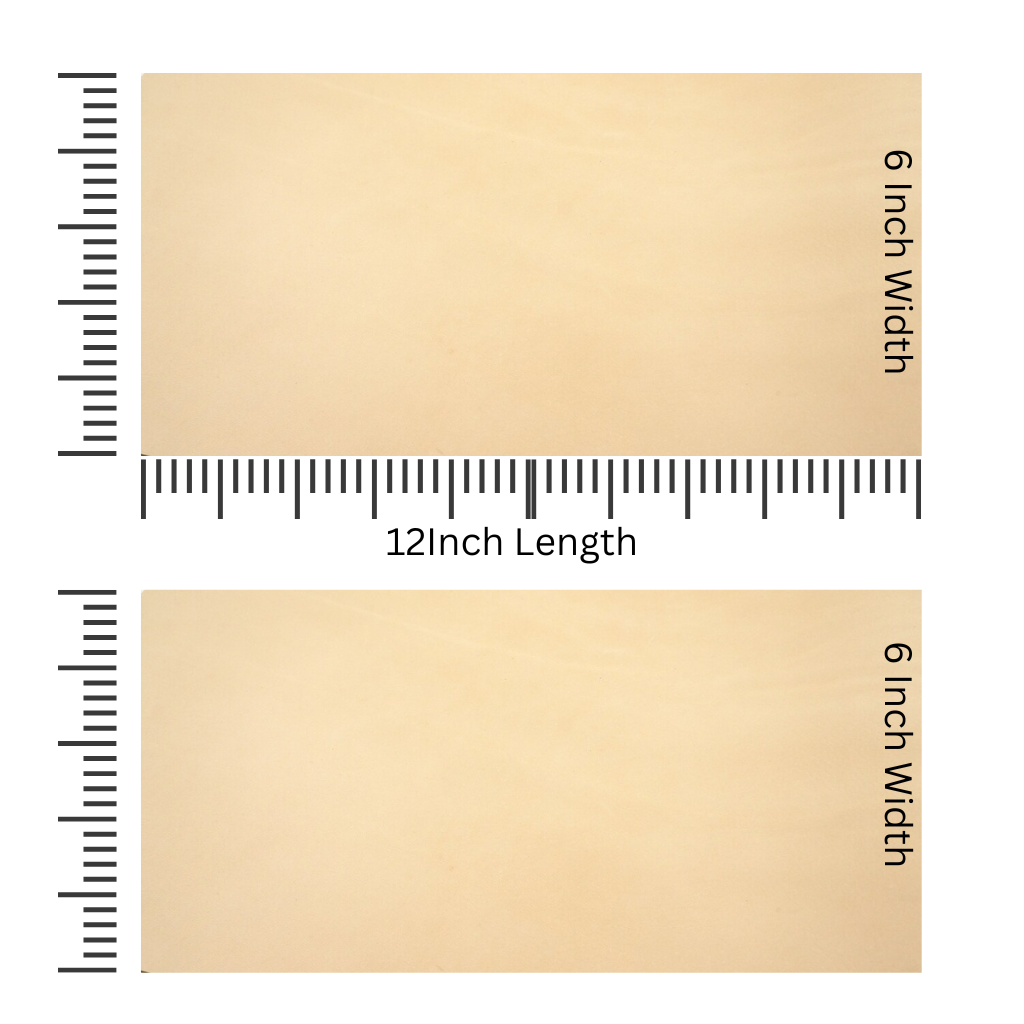 Veg tanned Leather Pre cut - Set of 2