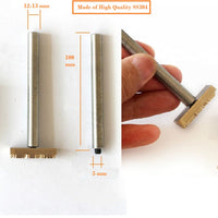 Leather stick for leather brass stamp