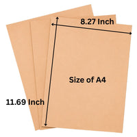 Veg Tanned Leather Pre Cut – Set of 3 A4 A5 and A6