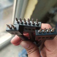 High Quality Leather Chisel Hole Punch Set of 3