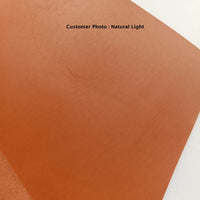 Burnished Tan Color Veg Tanned Semi-Hard Leather Sheet