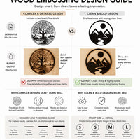 Custom Brass Logo Stamp for Wood Craft | Personalized Branding Stamp
