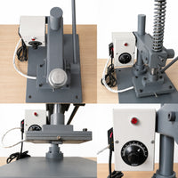 High-Precision Manual Logo Stamping Machine – Ideal for Bulk Leather Branding