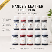 Leather Edge Color – Flexible Crack Resistant Edge Paint Set Of 10 Shades