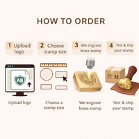 Custom Brass Logo Stamp for Wood Craft | Personalized Branding Stamp