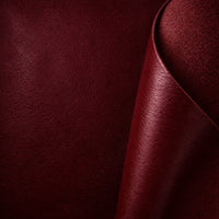Vintage Rosewood Color Smooth Leather Sheet