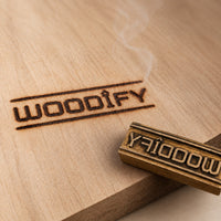 Custom Brass Logo Stamp for Wood Craft