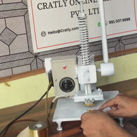 leather brass stamp machine made of solid iron