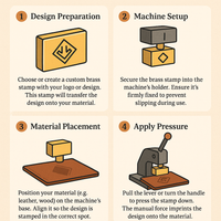 High Grade Manual Logo Stamping Machine