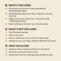 Start Your Leather Business – Consultancy + Starter Kit