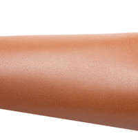 Cognac color semi-hard leather sheet - Pre cut