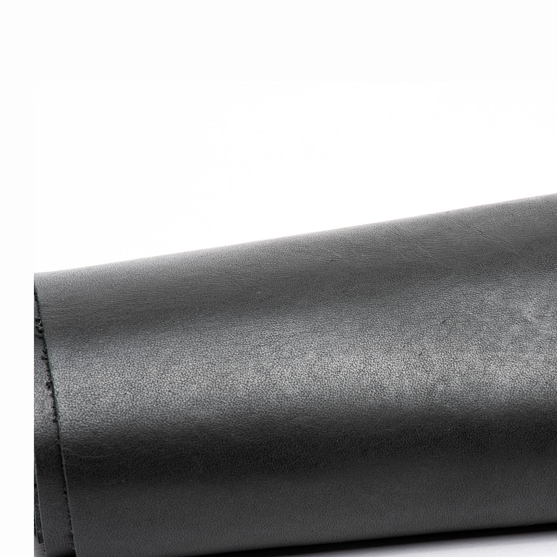 Black smooth leather sheet - Pre cut