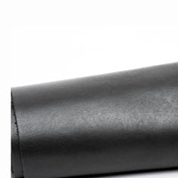 Black smooth leather sheet - Pre cut
