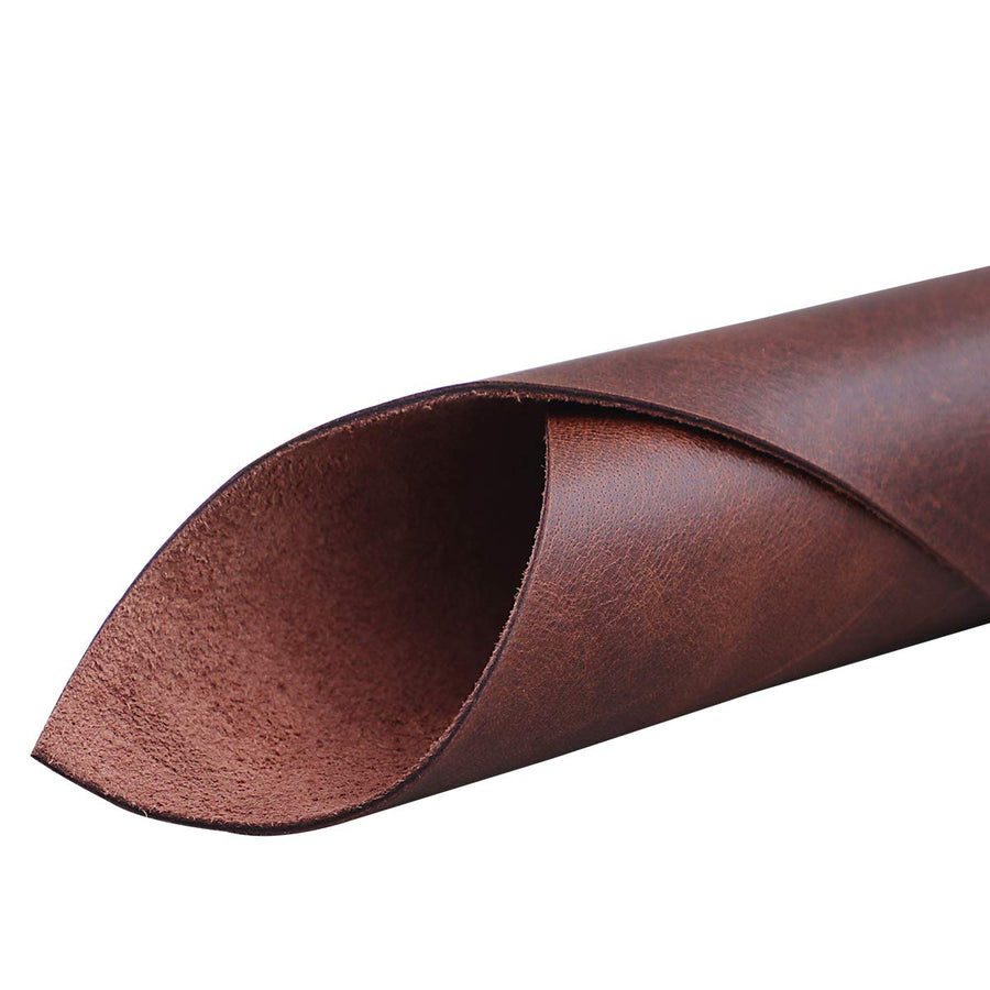 Wine Color Smooth Leather Sheet