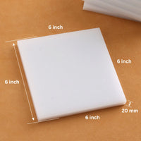 Leather Stamping & Punching Pad – Heavy Duty Plastic Base for Brass Stamps, Hole Punching & Logo Embossing