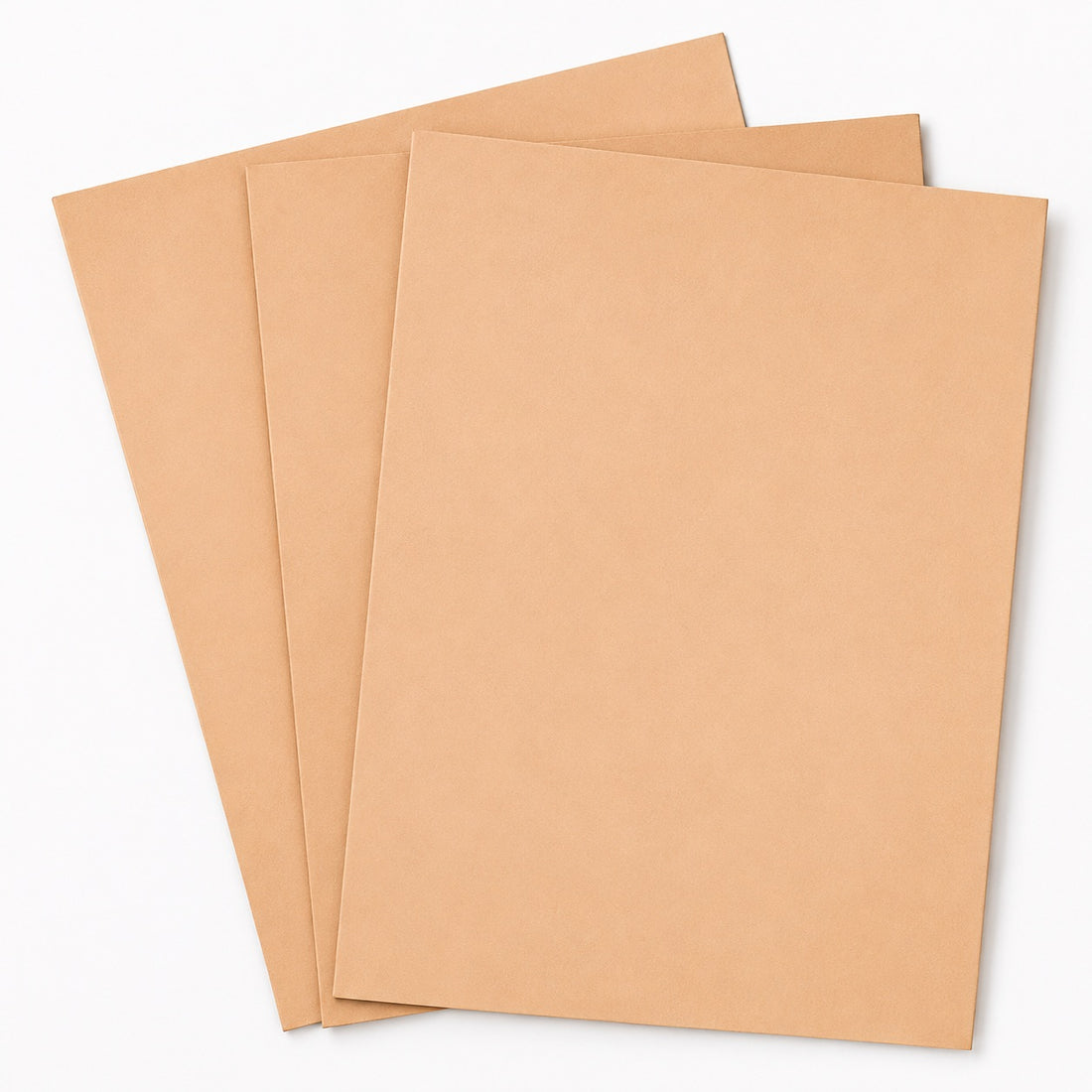 Veg Tanned Leather Pre Cut – Set of 3  A4 A5 and A6