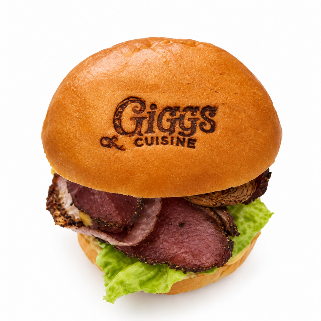 Custom Brass Food Branding Stamp - Logo on Buns, Bread & Cookies