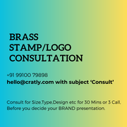 Consultation For Brand Stamp Logo,Design & Size