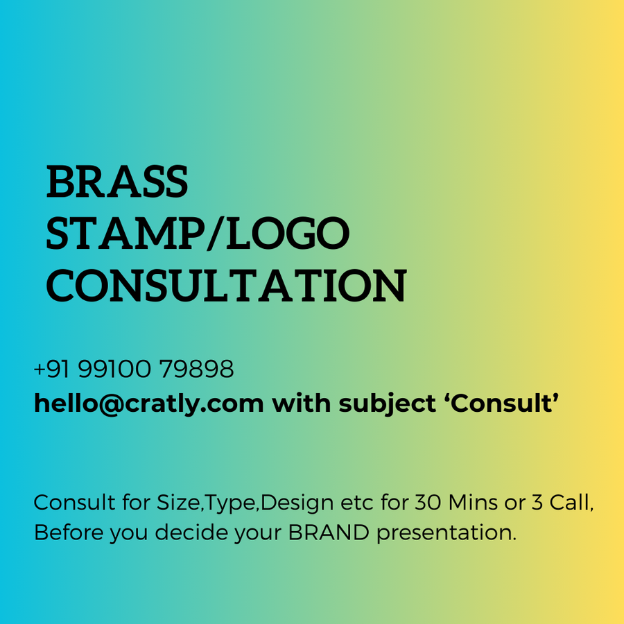 Consultation For Brand Stamp Logo,Design & Size