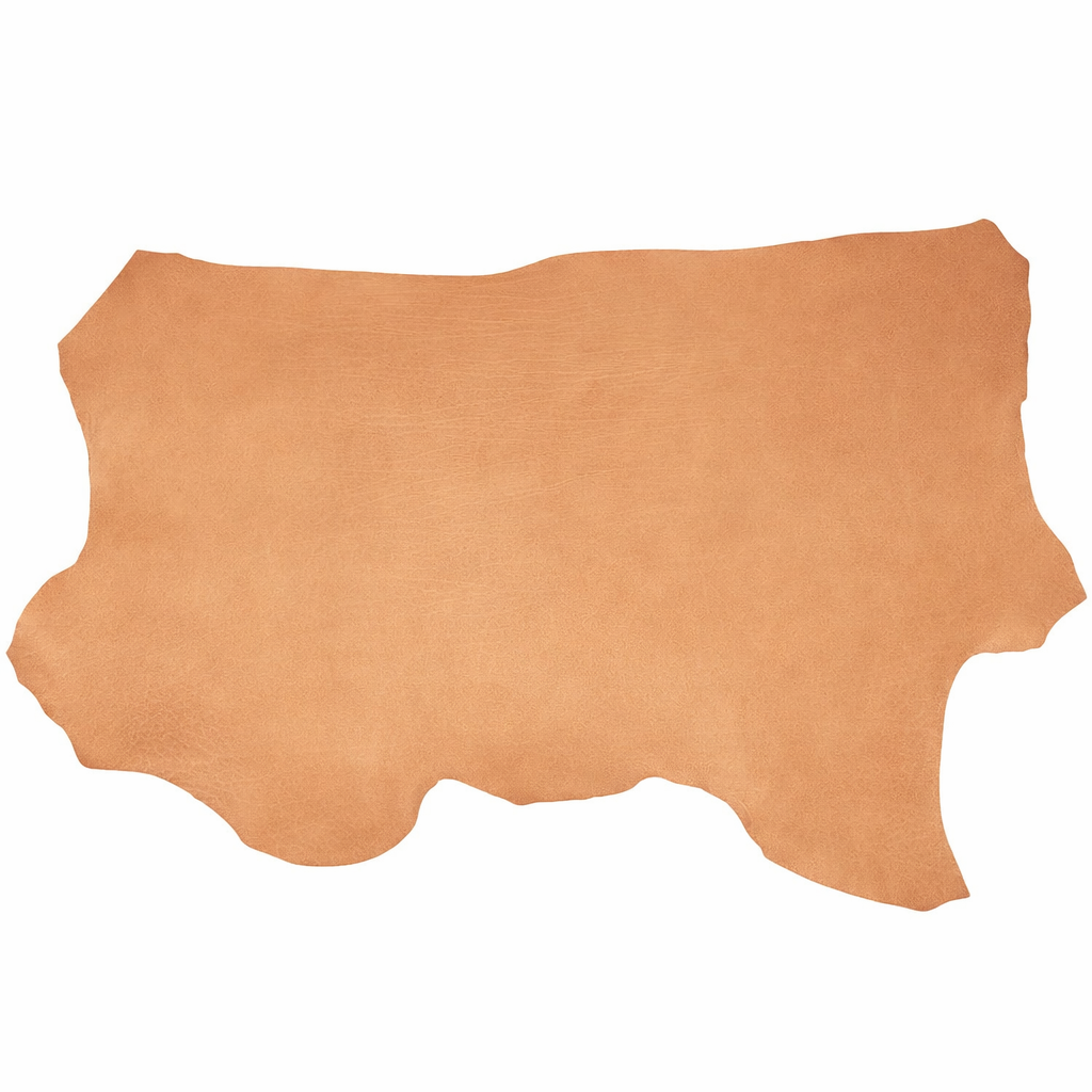Veg tanned leather sheets - Natural