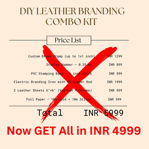 DIY Leather Branding Combo Kit (Special Price ₹4,999)