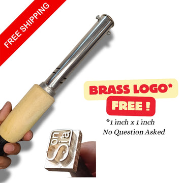 Electric Branding Iron for Leather Wood Food with FREE Logo