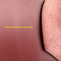 Vintage Rosewood Color Smooth Leather Sheet