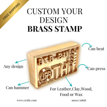 High Grade Brass Stamp Logo ❤️