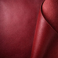 Vintage Rosewood Color Smooth Leather Sheet