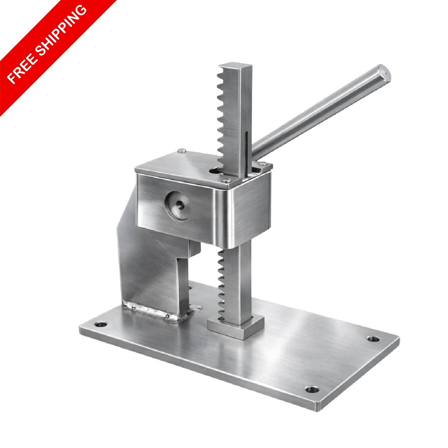 Manual 3-in-1 Stamping Machine – Logo Embossing, Button Snapping & Hol ...