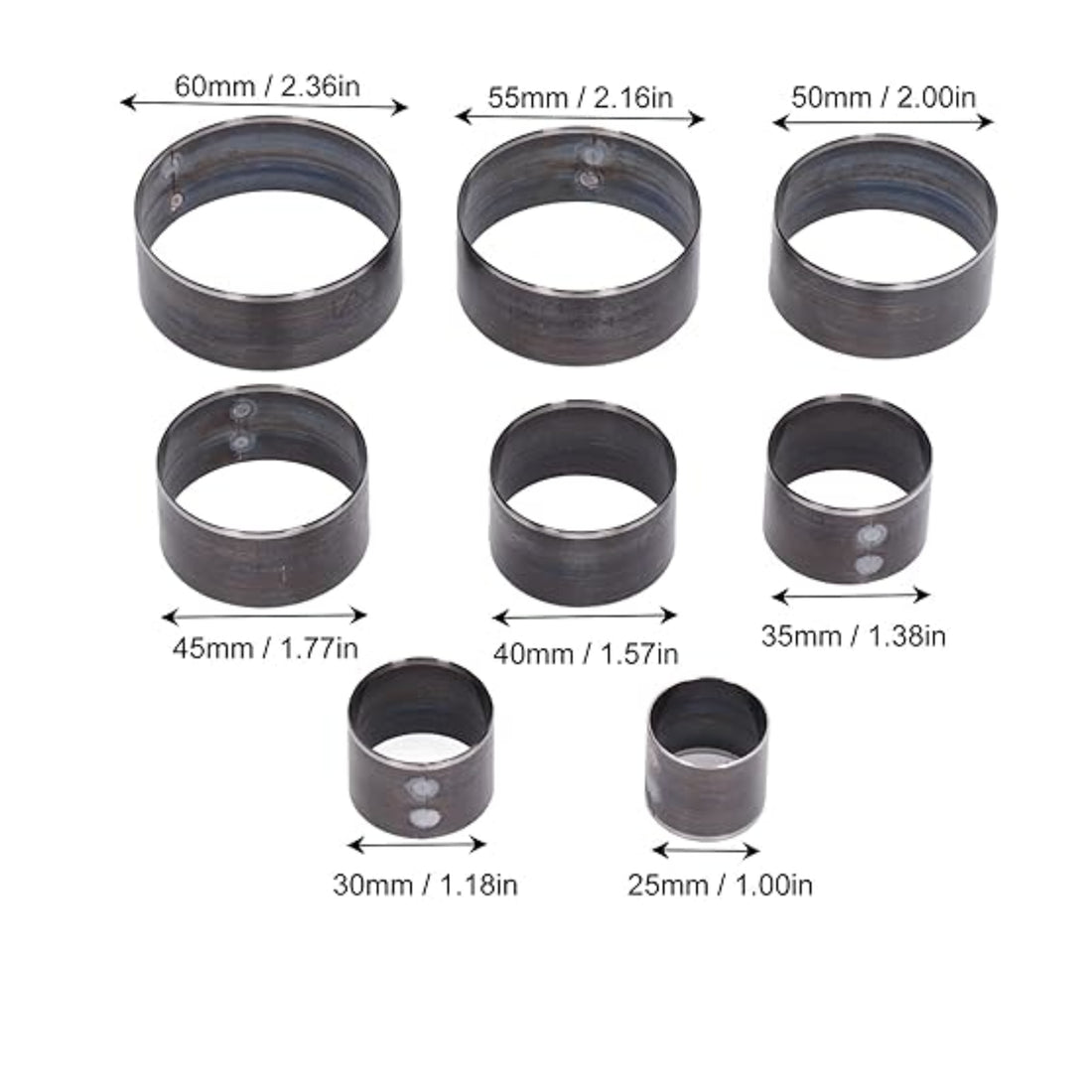 Punch die cut  steel cirtular shape