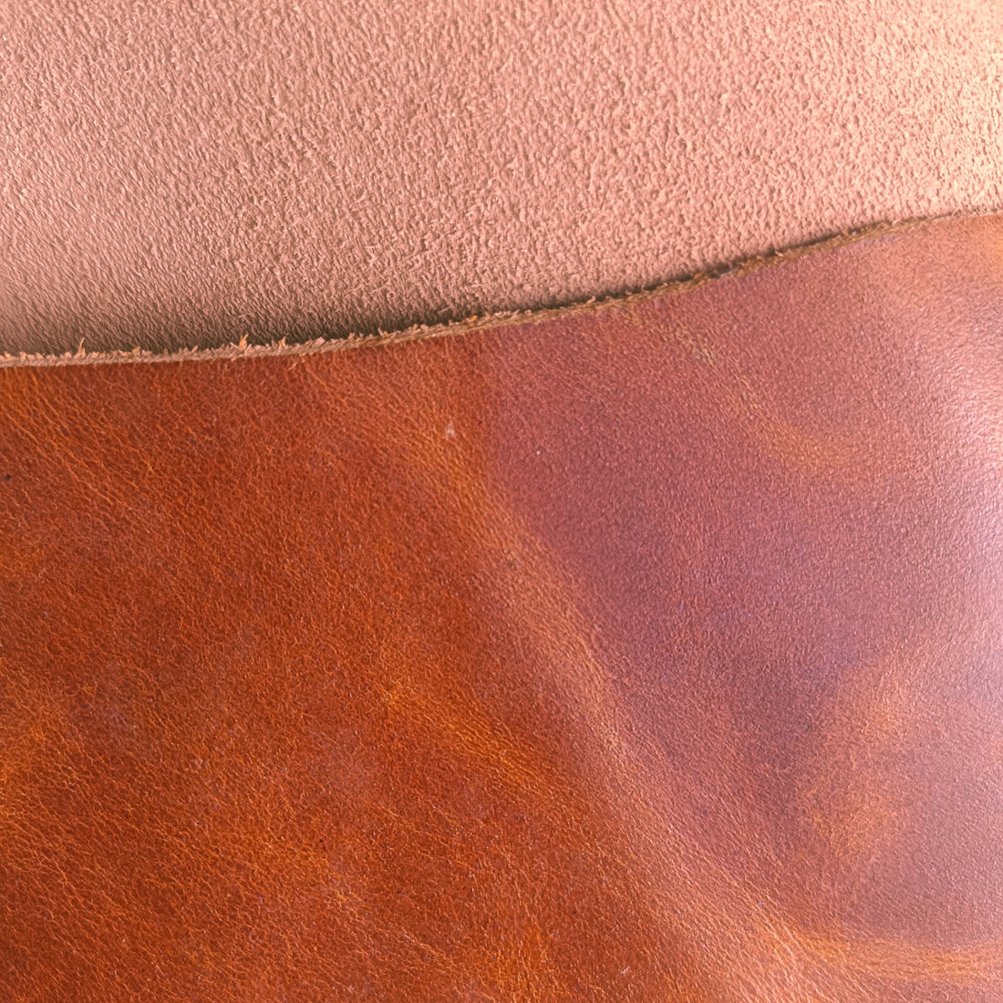 Brown Color Smooth Leather Sheet