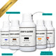 Leather Edge Color – Flexible Crack Resistant Edge Paint Set Of 5 ( Black Brown Tan Red Blue)