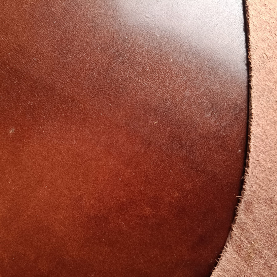 Wine Color Smooth Leather Sheet