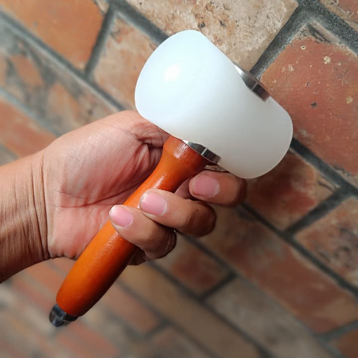 Wooden Handle Nylon Hammer For Leather Carving