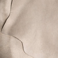 Natural Ivory Color Smooth Leather Sheet