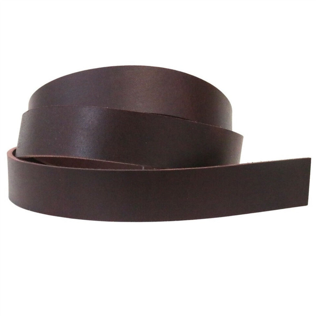 Burgundy Leather Strip, 48"-60" Length, Matte Burgundy Brown, Buffalo Leather Strap, Leather Strip for Belts