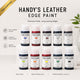Leather Edge Color – Flexible Crack Resistant Edge Paint Set Of 10 Shades