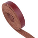 Brown Leather Belt Strip Pre Cut Roll – Veg Tanned – Cratly