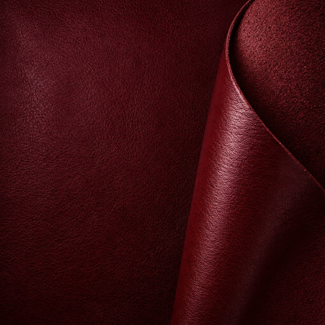 Vintage Rosewood Color Smooth Leather Sheet