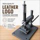 High-Precision Manual Logo Stamping Machine – Ideal for Bulk Leather Branding by Cratly