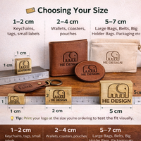 Custom Brass Logo Stamp for Leather | Personalized Branding Stamp