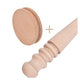 Wood Leather Edge Burnisher & Slicker – Belt Edge Finishing Tool for Leather Craft