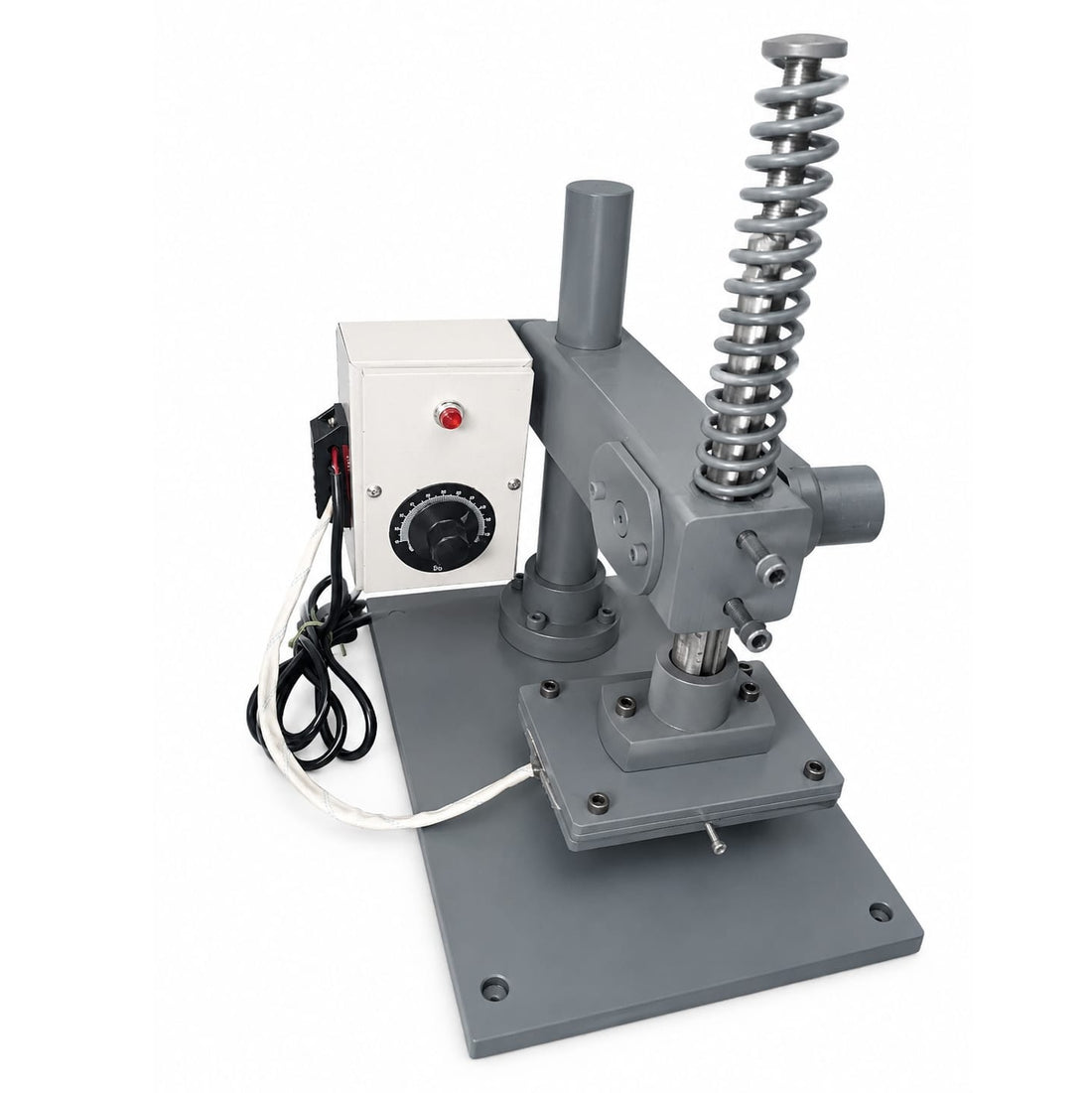High-Precision Manual Logo Stamping Machine – Ideal for Bulk Leather Branding