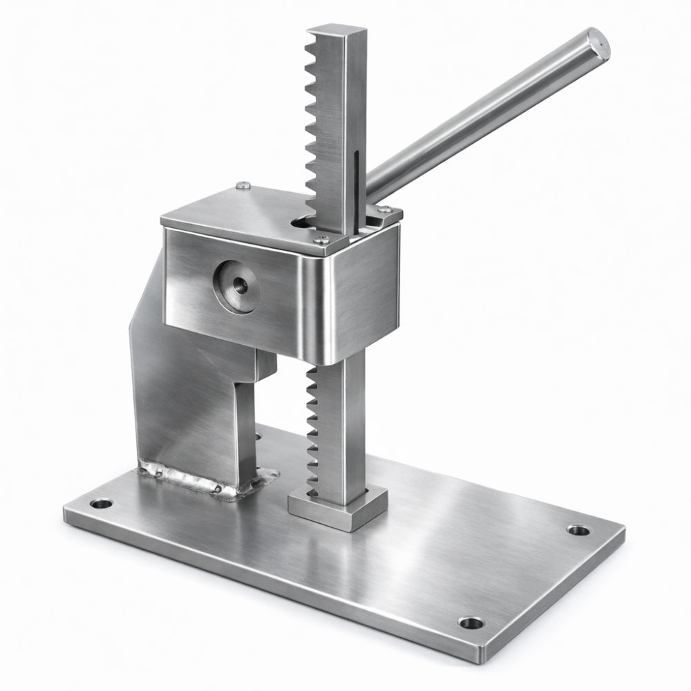 Manual Press Stamping Machine - Free 1 Inch x 1 inch Logo