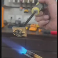 Custom Brass Logo Stamp for Wood Craft