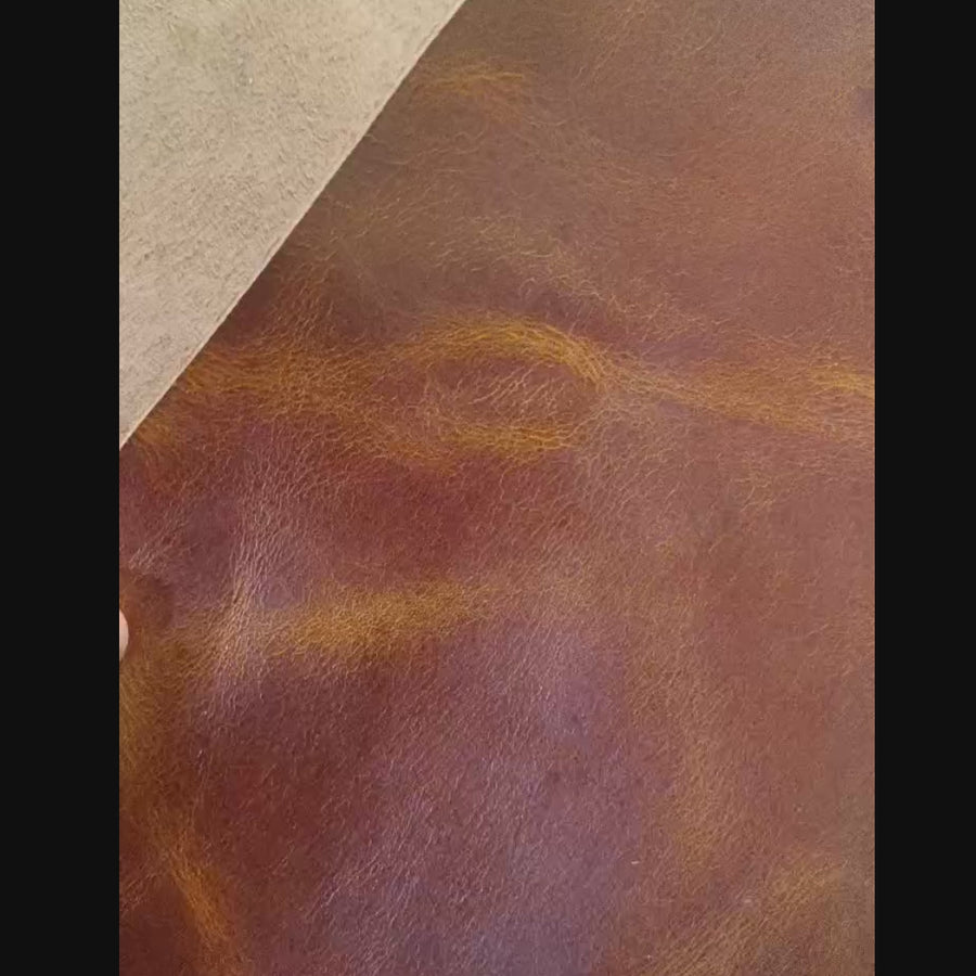 Brown Color Smooth Leather Sheet